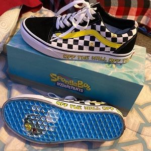 SpongeBob SquarePants vans, there a size 7.5